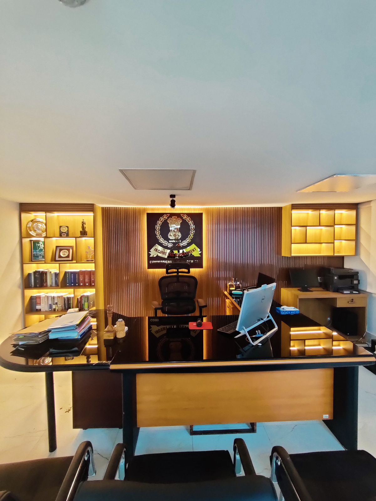 Commercial office interior design detail in Chennai