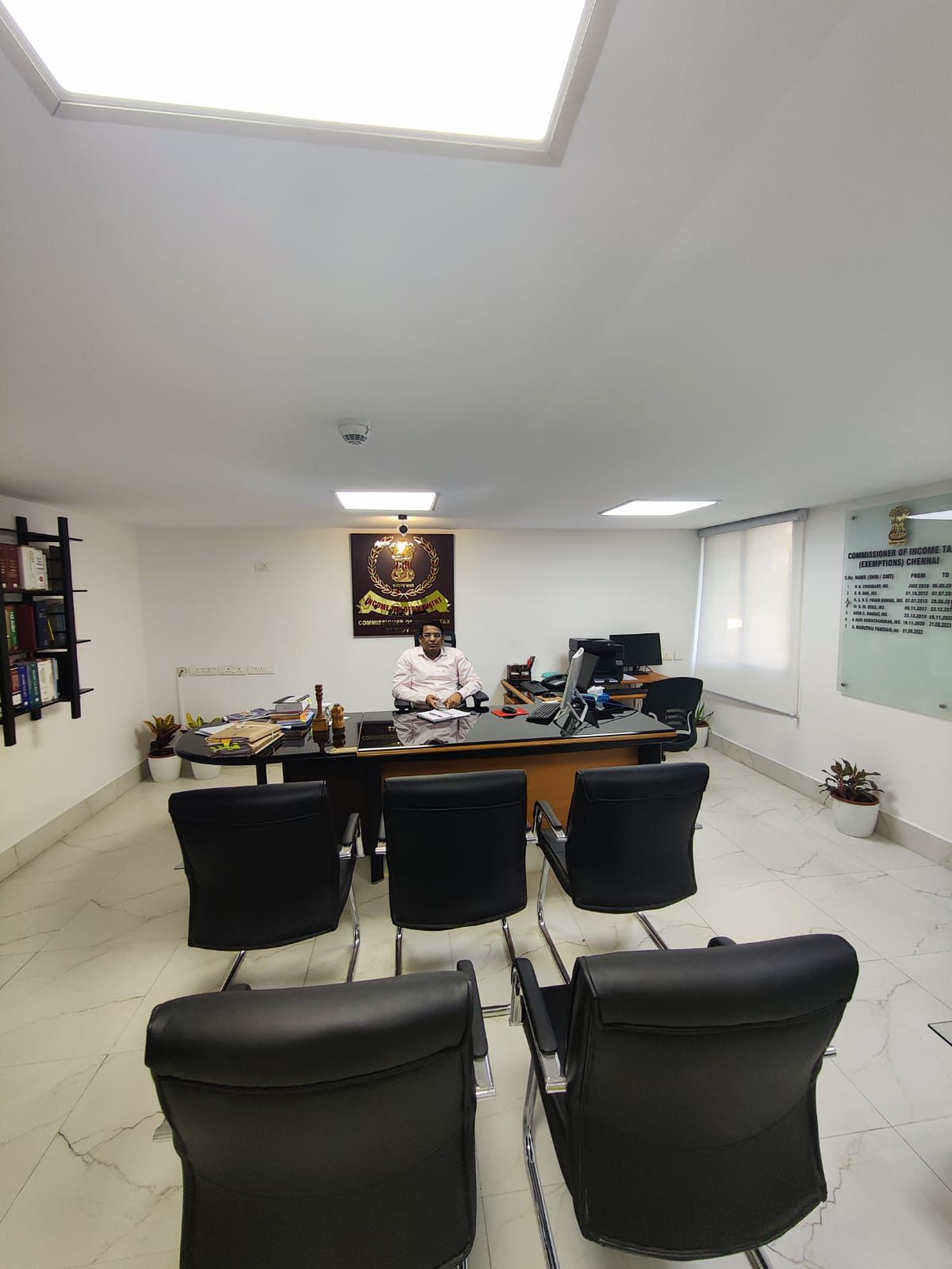 Commercial office interior design detail in Chennai