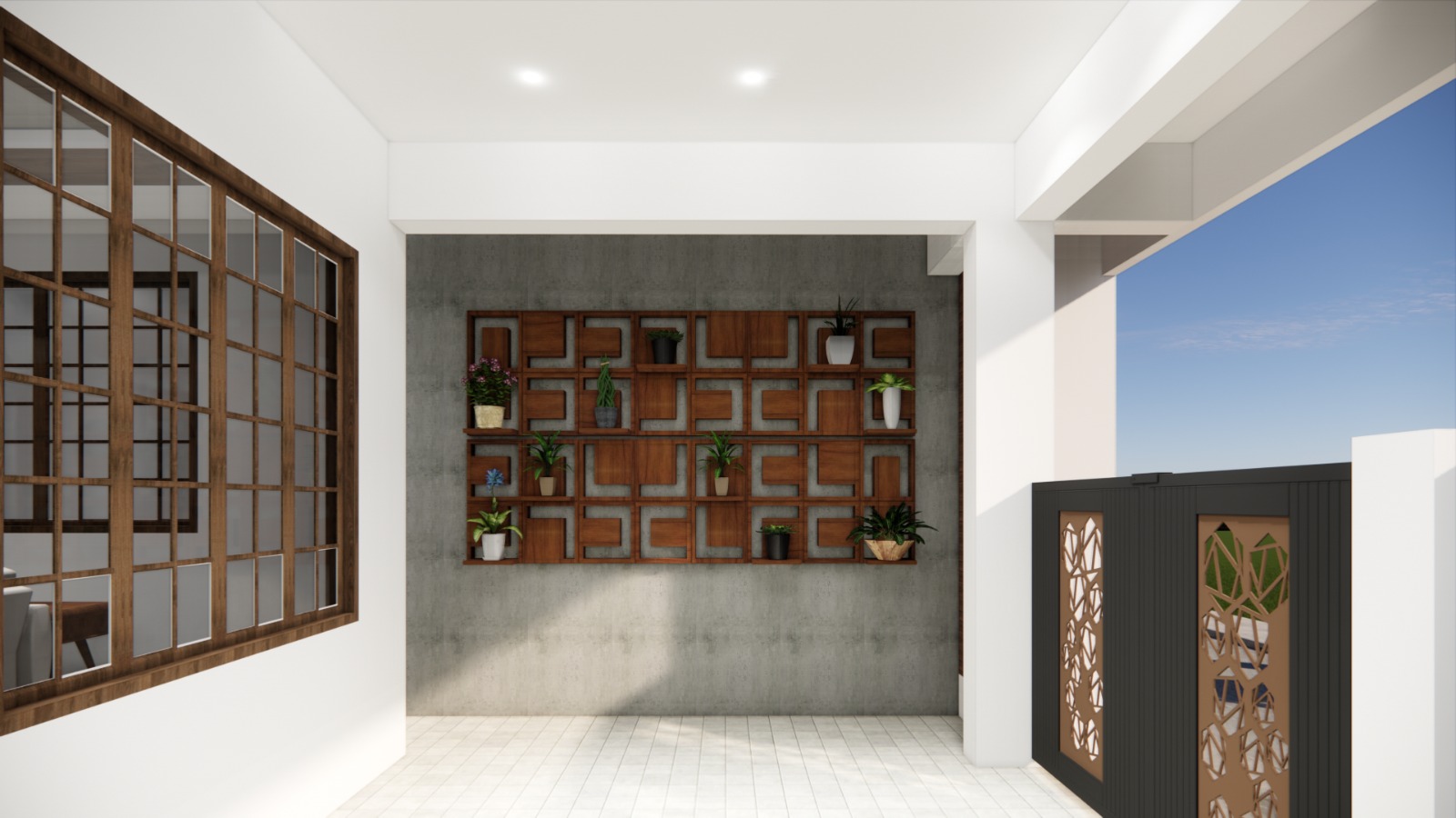 Modern architecture project reference by Naga Design Studio Chennai