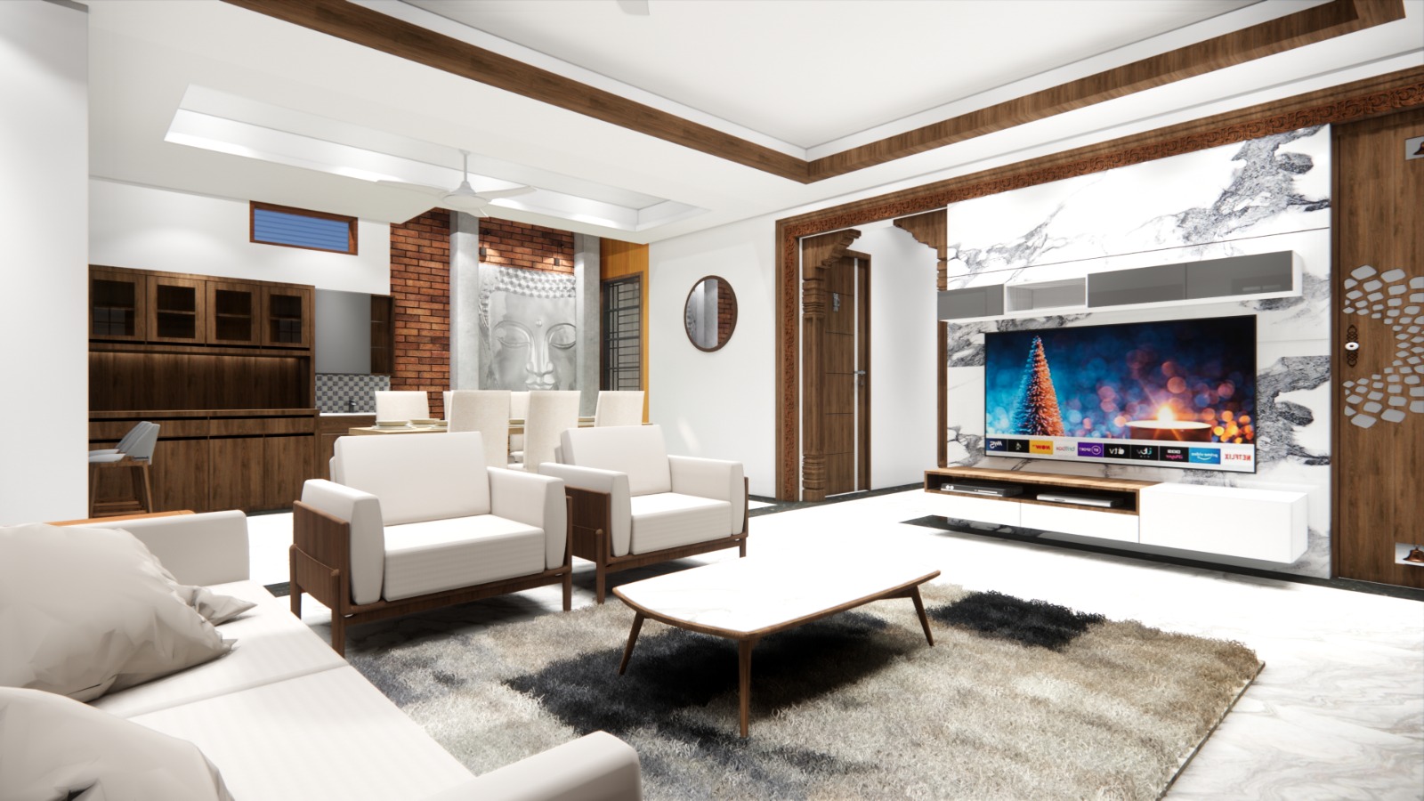 Modern architecture project reference by Naga Design Studio Chennai