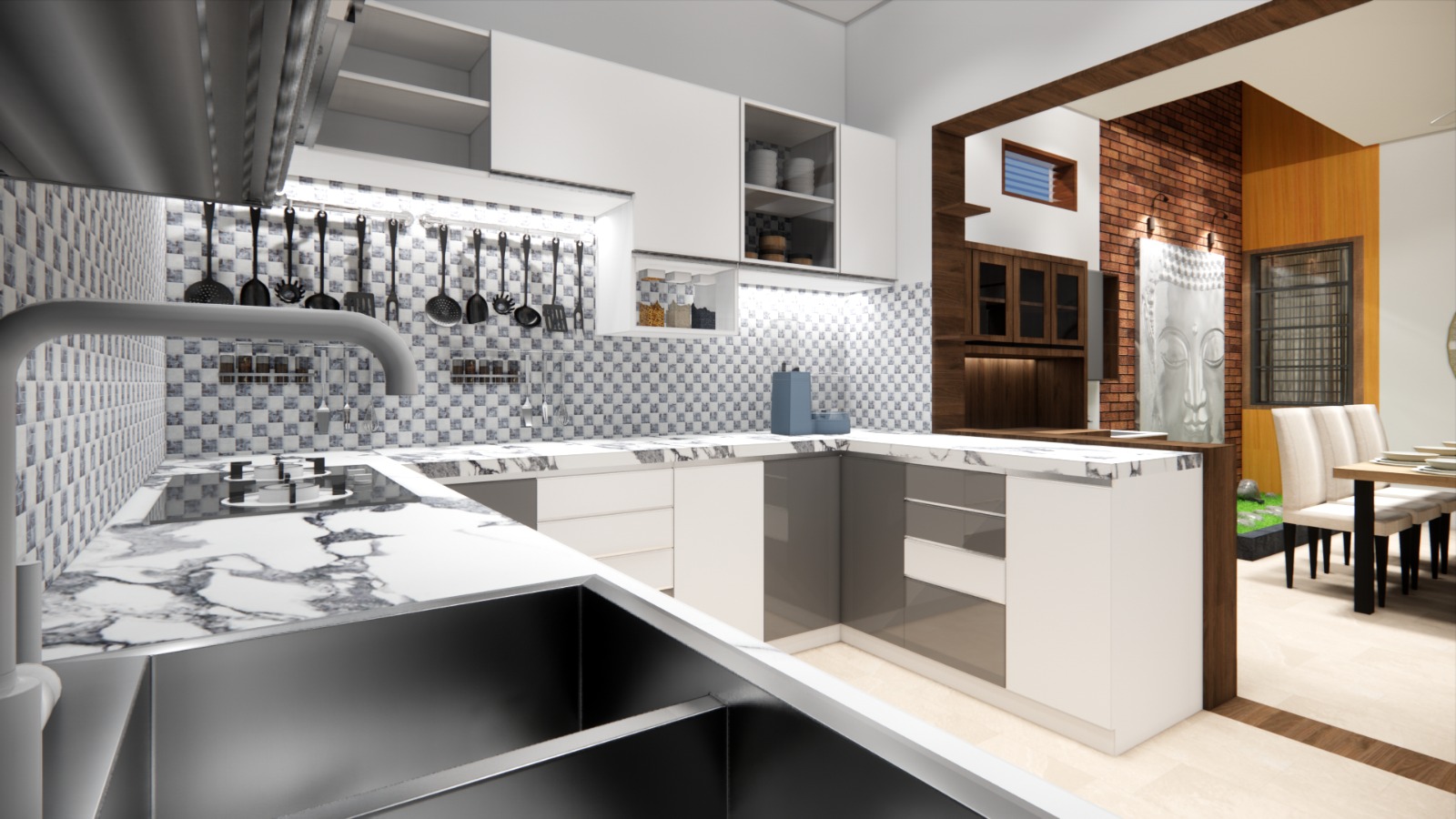 Modern architecture project reference by Naga Design Studio Chennai