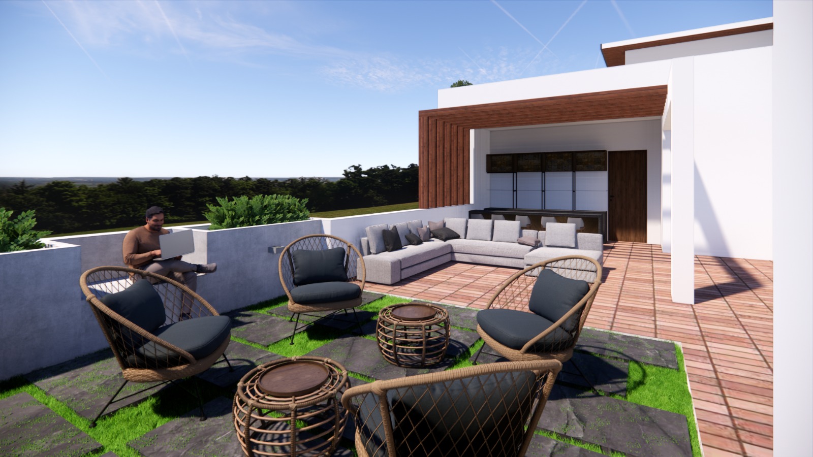 Modern architecture project reference by Naga Design Studio Chennai