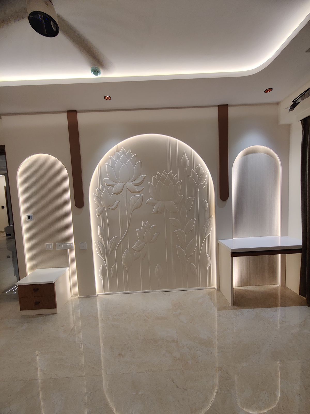 Premium modern interior design site detail in Chennai