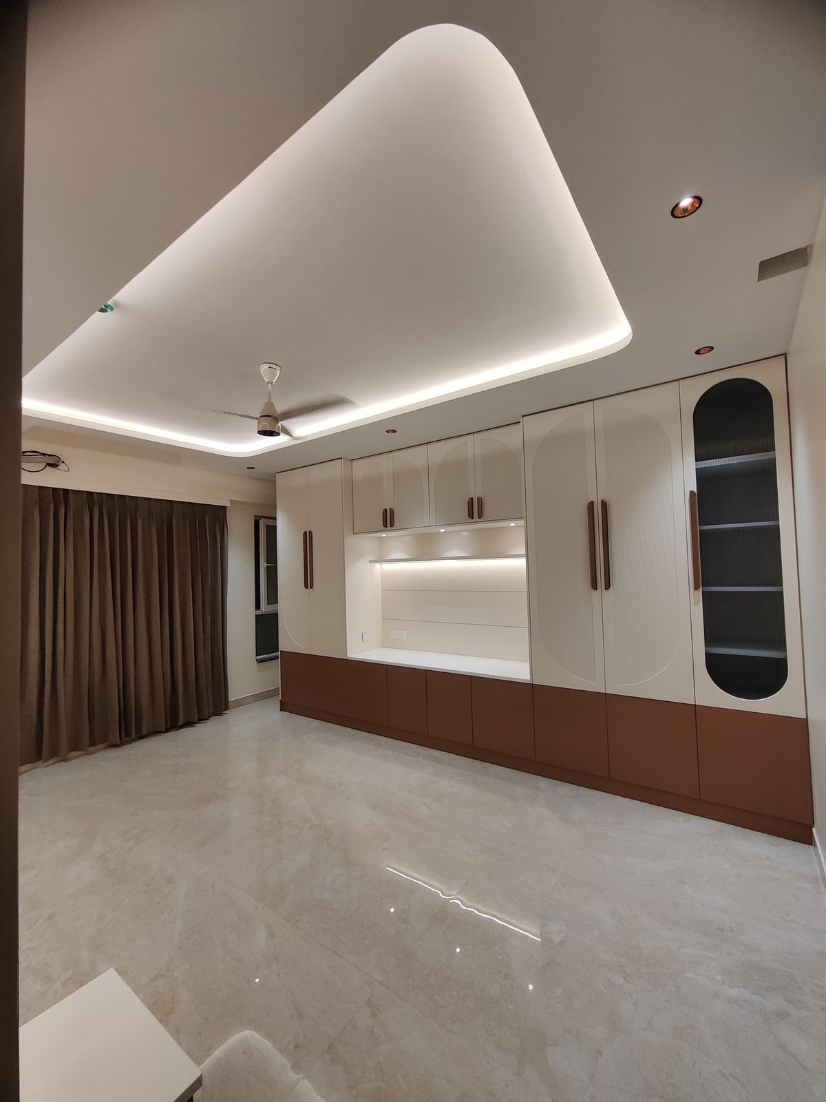 Premium modern interior design site detail in Chennai
