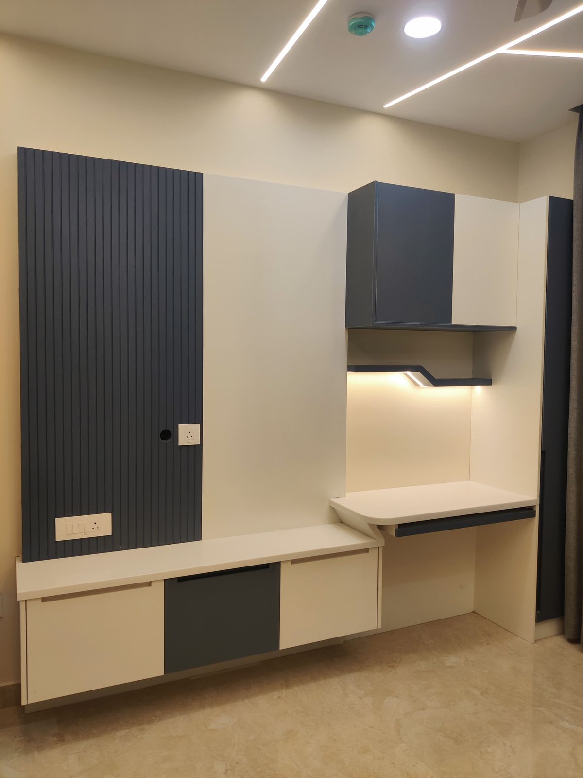 Premium modern interior design site detail in Chennai