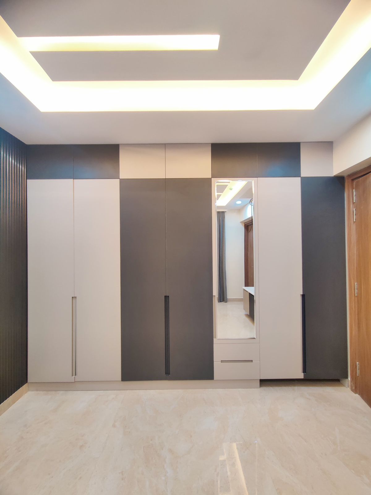 Premium modern interior design site detail in Chennai