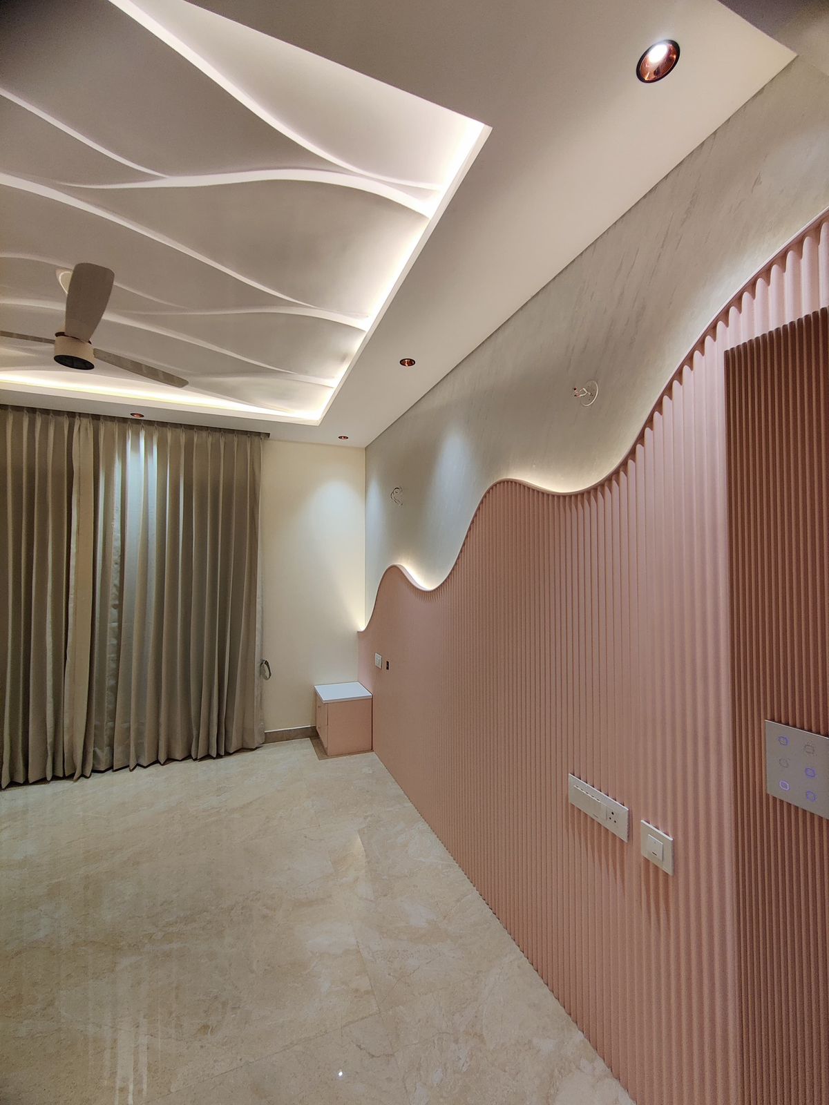 Premium modern interior design site detail in Chennai