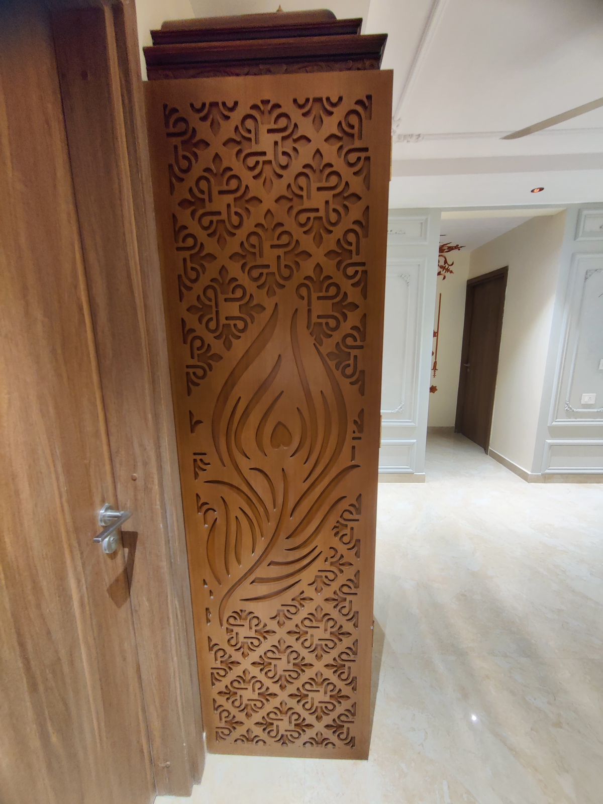 Premium modern interior design site detail in Chennai