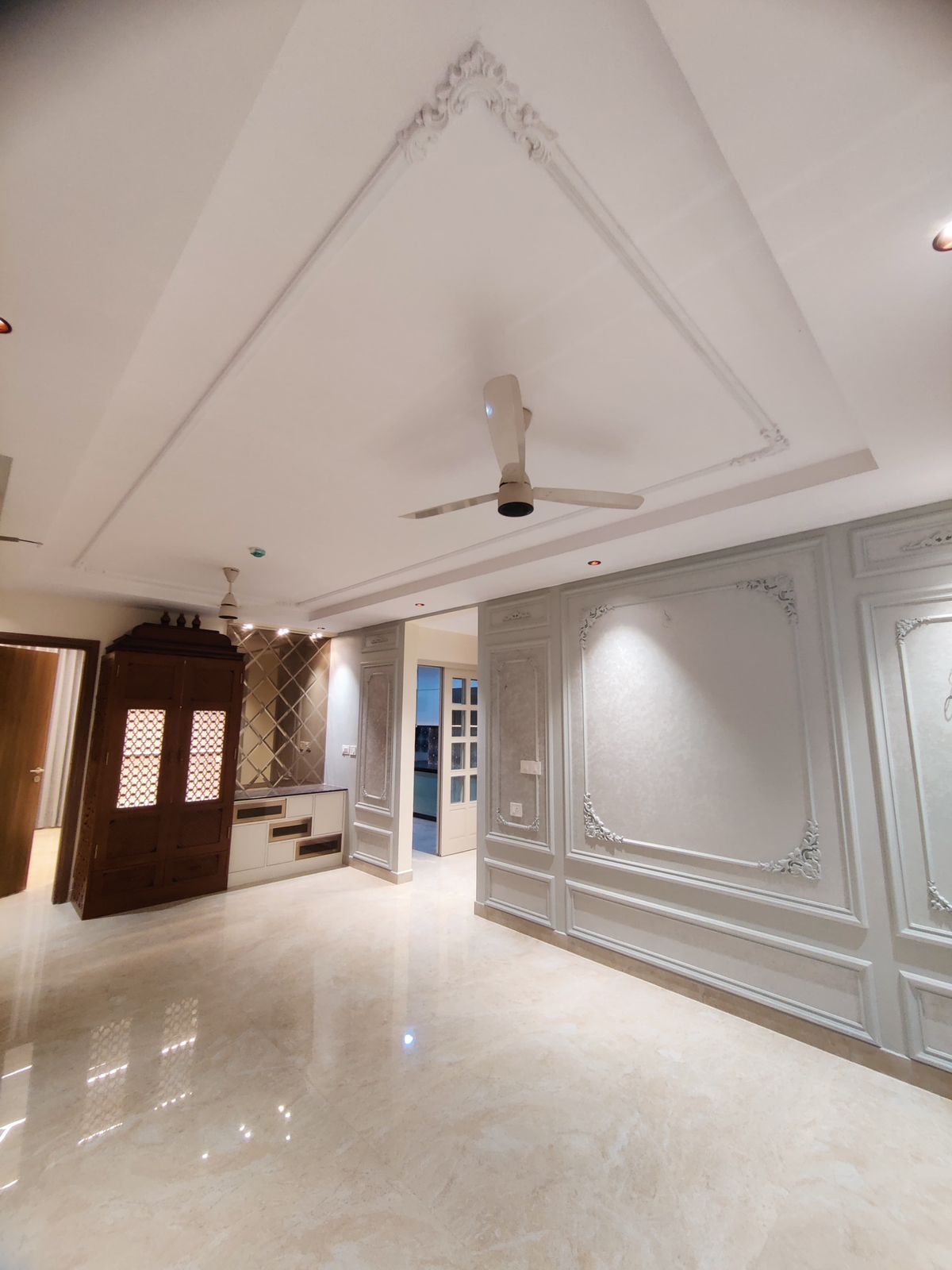 Premium modern interior design site detail in Chennai