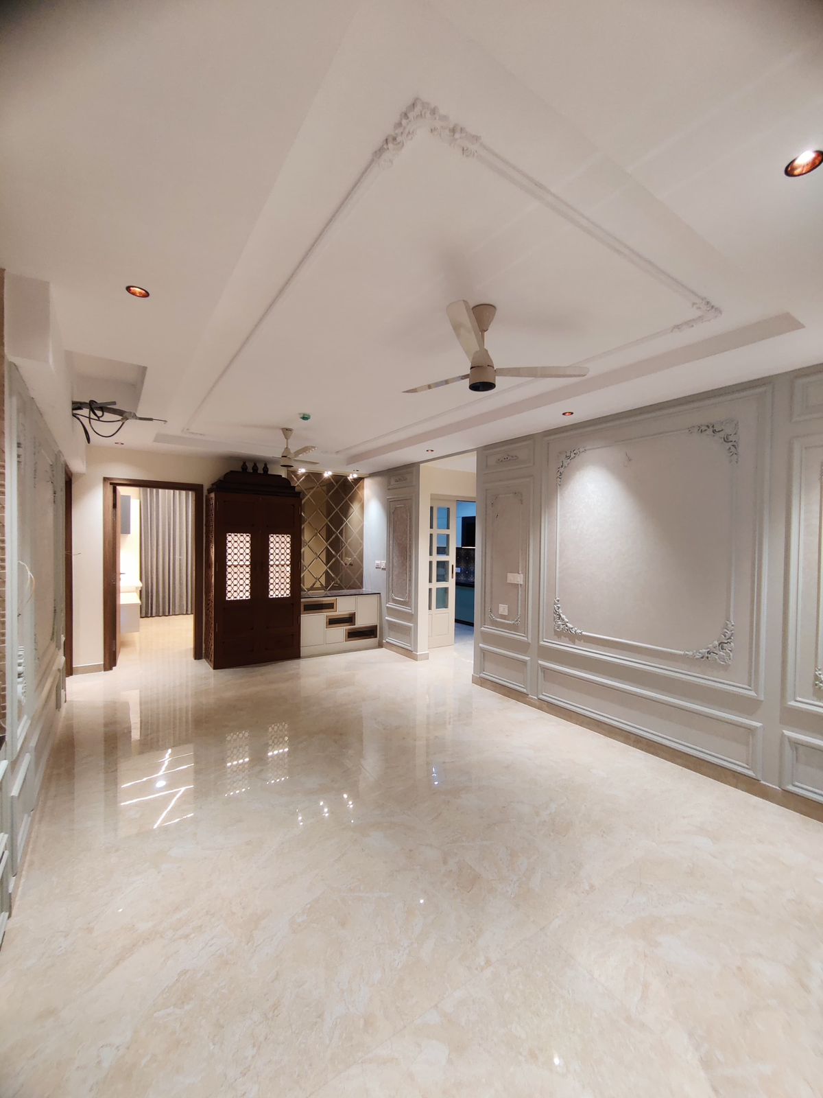 Premium modern interior design site detail in Chennai