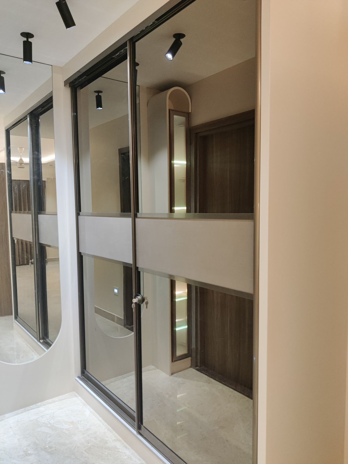 Premium modern interior design site detail in Chennai