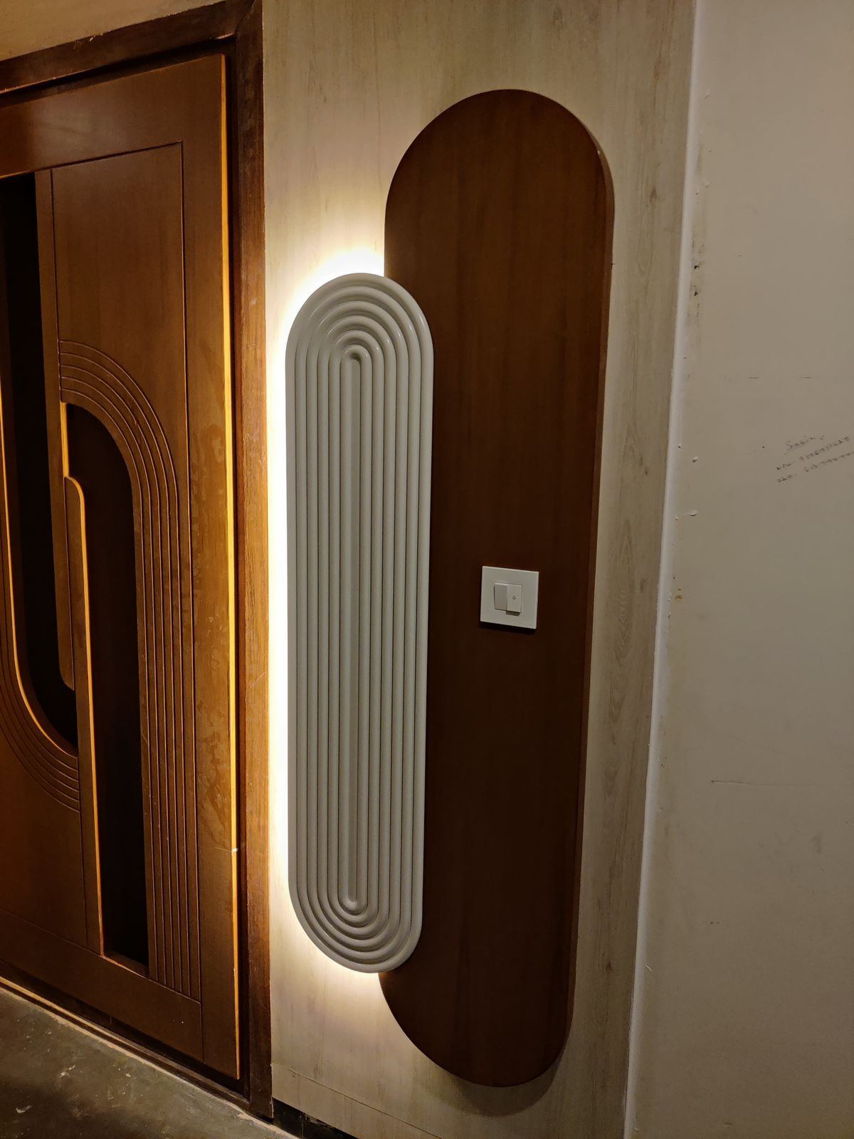 Premium modern interior design site detail in Chennai