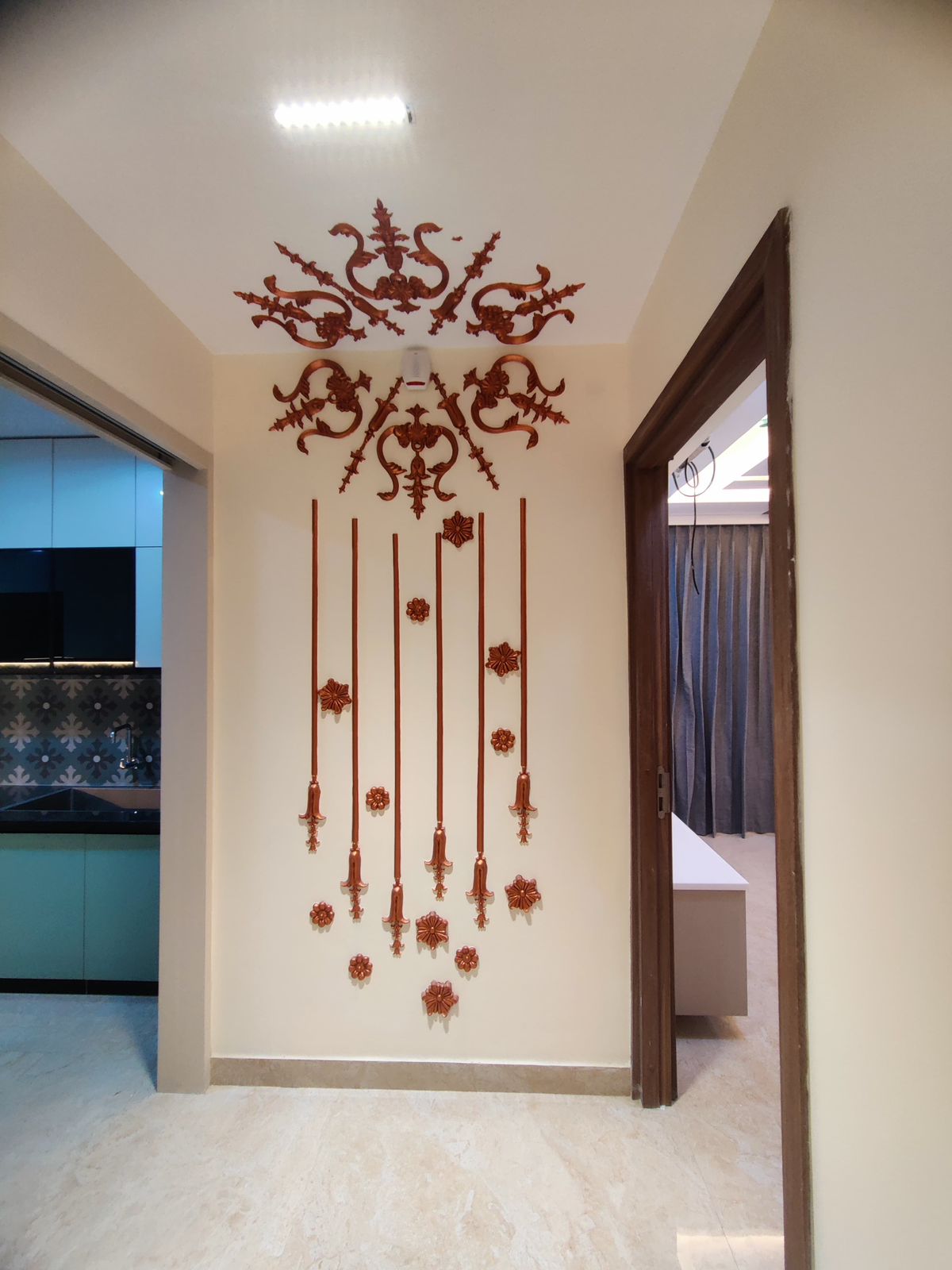 Premium modern interior design site detail in Chennai
