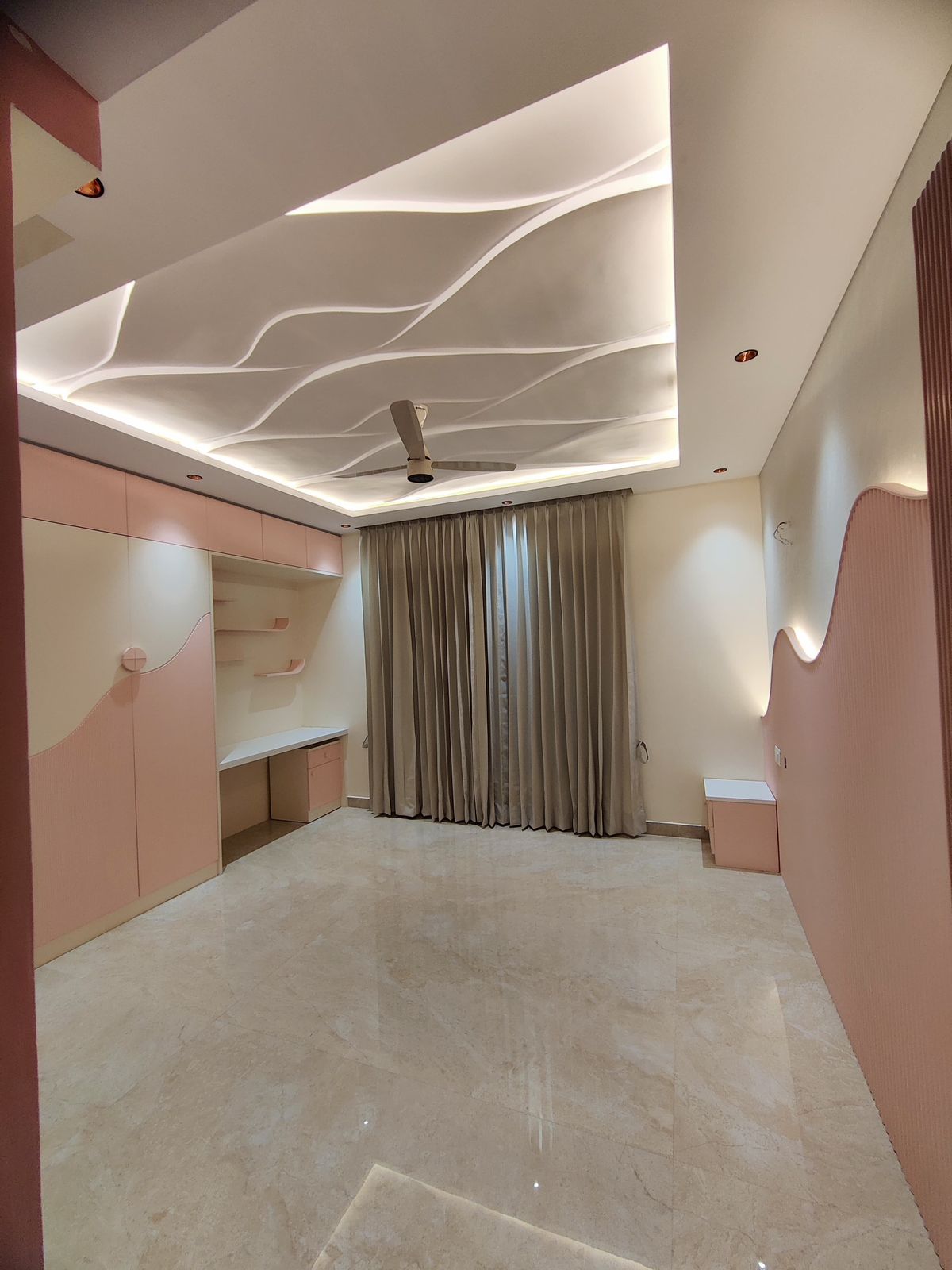 Premium modern interior design site detail in Chennai